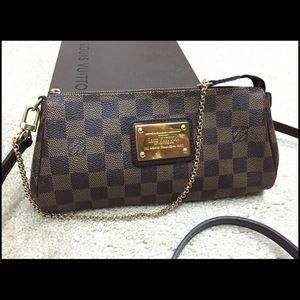 Authentic Louis Vuitton Eva Damier